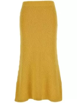 Кашемировая макси-юбка Chlo, желтый