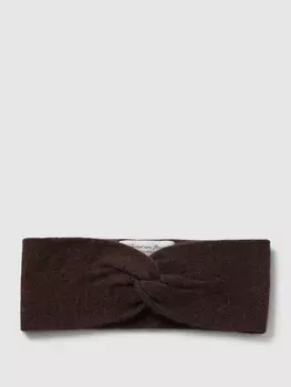 Кашемировая повязка на голову Christian Berg, шоколадно-коричневый