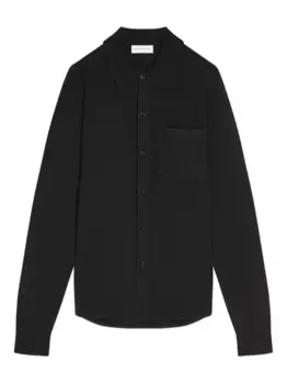 Кашемировая рубашка DRIES VAN NOTEN, черный