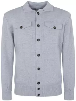 Кашемировая рубашка Eleventy, серый