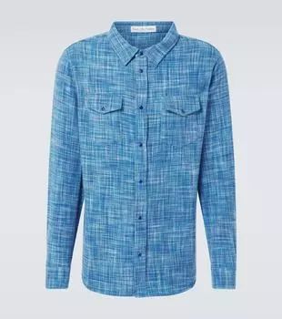 Кашемировая рубашка God's True Cashmere, Lapis Lazuli