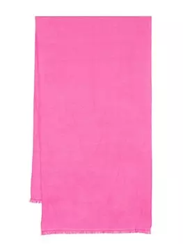Кашемировая шаль с бахромой N.Peal, розовый