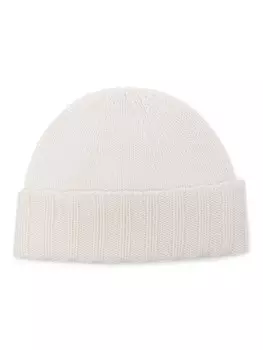 Кашемировая шапка бини Drumohr, белый