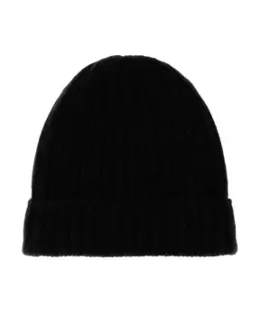 Кашемировая шапка бини Fedeli, черный