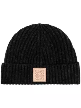 Кашемировая шапка бини LOEWE, черный