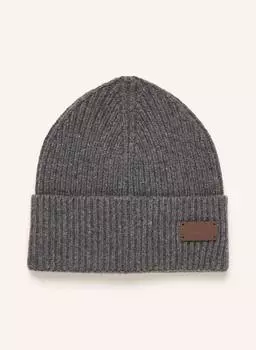 Кашемировая шапка Hackett London, серый