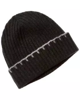 Кашемировая шапка Hannah Rose с отделкой «обметочный шов»