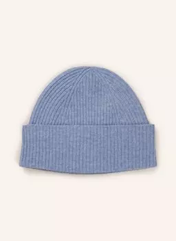 Кашемировая шапка лилу Kujten, голубой
