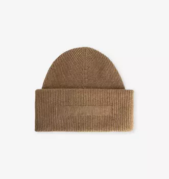 Кашемировая шапка с фирменной вышивкой Ben Zadig&Voltaire, цвет cognac