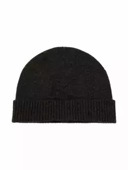 Кашемировая шапка с логотипом Kiton, серый