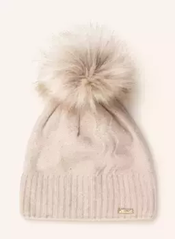 Кашемировая шапка волна Capo, бежевый