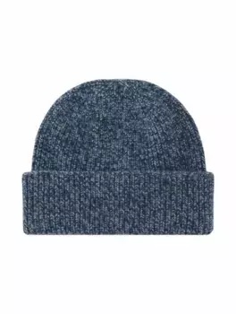 Кашемировая шапка Yves Salomon, синий