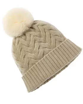 Кашемировая шляпа Hannah Rose Cable