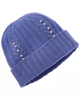 Кашемировая шляпа Hannah Rose Rib & Cable Pearls