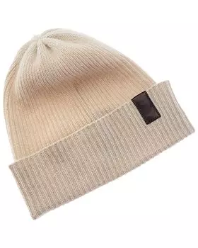 Кашемировая шляпа Portolano с кожаной отделкой, белый