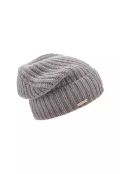 Кашемировая шляпа с манжетами 19011-0 SEEBERGER, цвет Taupe One Size