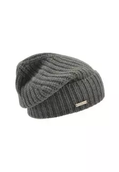 Кашемировая шляпа с манжетами 19011-0 SEEBERGER, цвет Khaki One Size