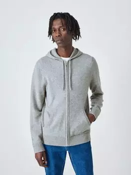 Кашемировая толстовка John Lewis, серый меланж