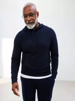 Кашемировая толстовка John Lewis, темно-синий