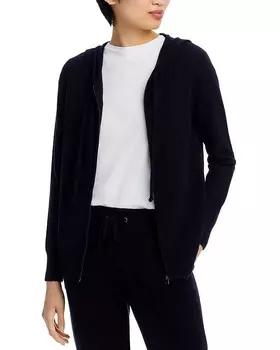 Кашемировая толстовка на молнии C by Bloomingdale C by Bloomingdale's Cashmere, черный