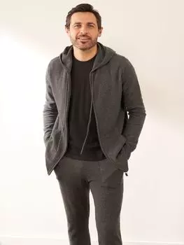 Кашемировая толстовка Truly, уголь мергель