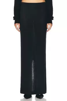 Кашемировая юбка Emma Eterne, черный