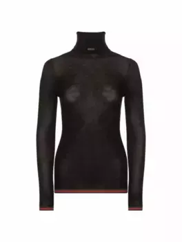 Кашемировая водолазка Web Gucci, черный
