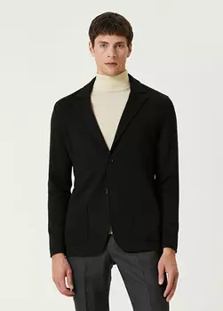 Кашемировая вязаная куртка Maurizio Baldassari, черный