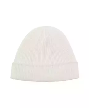 Кашемировая вязаная шапка белого цвета Eleventy, белый