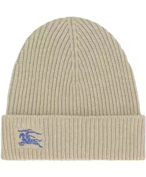 Кашемировая вязаная шапка Burberry, зеленый