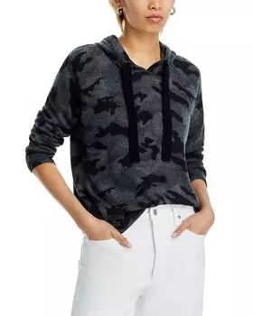 Кашемировое худи AQUA Camo, серый