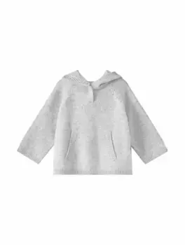 Кашемировое худи Bonpoint, серый