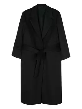 Кашемировое пальто Brunello Cucinelli, черный