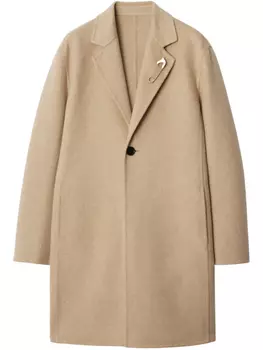 Кашемировое пальто Burberry, нейтральный