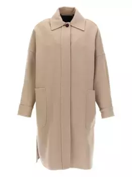 Кашемировое пальто MAX MARA, нейтральный