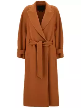 Кашемировое пальто MAX MARA, оранжевый