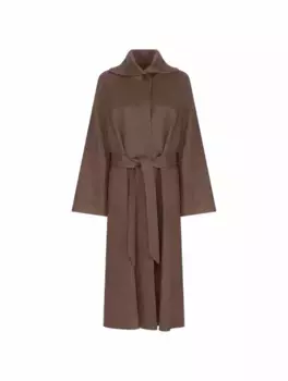 Кашемировое пальто Vincent Loro Piana, коричневый