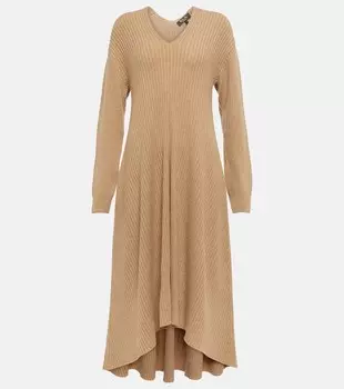 Кашемировое платье-свитер Mellbreak LORO PIANA, бежевый