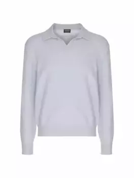 Кашемировое поло Zegna, синий