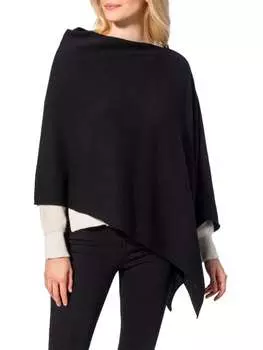 Кашемировое Пончо Amicale, черный