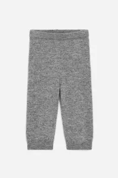 Кашемировые брюки для новорожденных Arket, серый