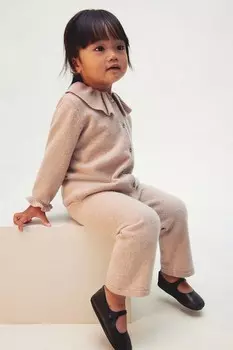 Кашемировые брюки H&M, бежевый