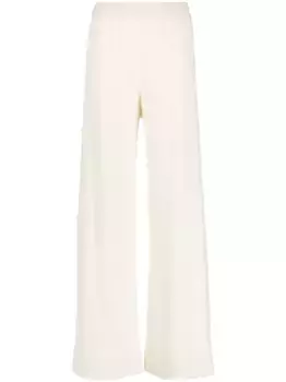 Кашемировые брюки широкого кроя Fabiana Filippi, белый