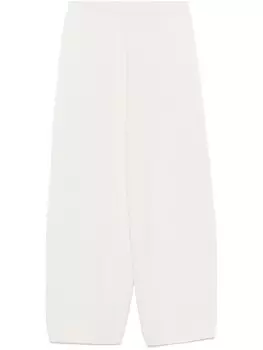 Кашемировые брюки Theory, белый