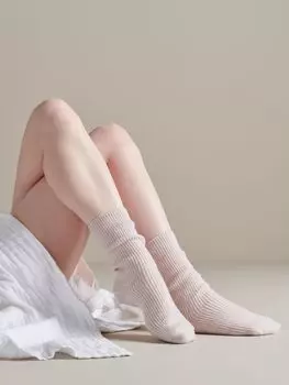 Кашемировые носки Bedfolk, роза