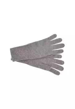 Кашемировые перчатки на пальцы 18603-0 SEEBERGER, цвет Rauchgrau One Size