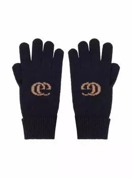 Кашемировые перчатки с логотипом Gucci
