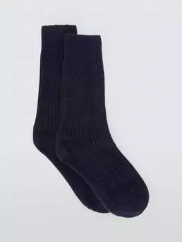 Кашемировые постельные носки rich John Lewis, темно-синий