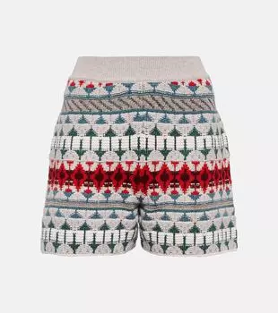 Кашемировые шорты Loro Piana, мультиколор