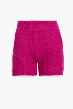 Кашемировые шорты Pierce косой вязки RAG & BONE, пурпурный
